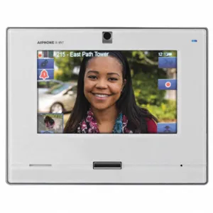 AIPHONE IX-MV7-W Video Master Station, 10-7/16 Inch Height, Indoor/Outdoor | CE9CEC 55MR53