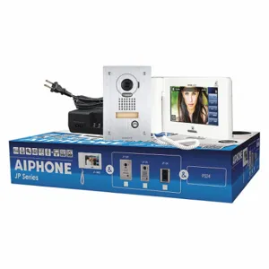 AIPHONE JPS-4AEDF Video Set, 12 3/4 Inch Heightt, 12 3/4 Inch Width, 3 1/4 Inch Size Dp | CN8DFV 457F14