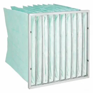 AIR HANDLER 2JVZ9 Pocket Air Filter Synthetic 24 x 24 x 22 Inch | AC2GEP