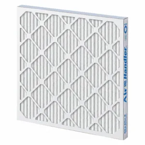 AIR HANDLER 495J16 Pleated Air Filter, 16x20x1, MERV 8, High Capacity, Synthetic, Beverage Board, UL 900 | CN8DTE