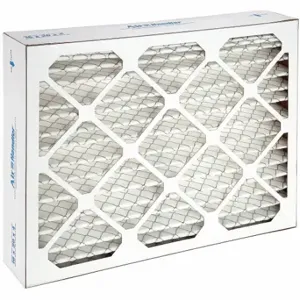 AIR HANDLER 495J30 Pleated Air Filter, 16x20x4, MERV 8, High Capacity, Synthetic, Beverage Board, UL 900 | CN8DTH