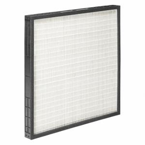 AIR HANDLER 499J19 Mini-Pleat Air Filter, 20x20x2 Nominal Filter Size, Synthetic, Plastic, No Header, White | CN8DMT