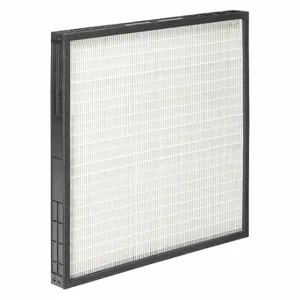 AIR HANDLER 499J39 Mini-Pleat Air Filter, 20x25x2 Nominal Filter Size, Synthetic, Plastic, No Header, White | CN8DNR