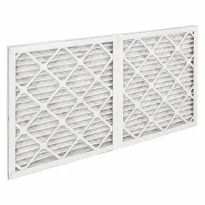 AIR HANDLER 54FE86 Pleated Air Filter, 19x36x1, MERV 8, Std Capacity, Synthetic, Beverage Board | CN8DTX