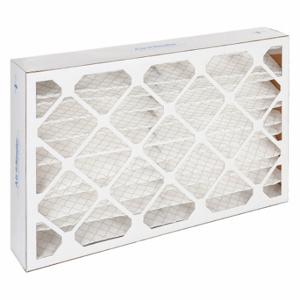 AIR HANDLER 54FF06 Pleated Air Filter, 16x25x4, MERV 11, High Capacity, Synthetic, Beverage Board | CN8DTN