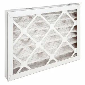 AIR HANDLER 54FF09 Pleated Air Filter, 12x20x2, MERV 13, High Capacity, Synthetic, Beverage Board | CN8DRV