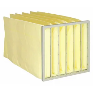 AIR HANDLER 5W426 Pocket Air Filter Fiberglass 24 x 24 x 36 Inch | AE6YYM