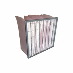 AIR HANDLER 6B630 Pocket Air Filter Synthetic 24 x 24 x 29 Inch | AE7XKJ