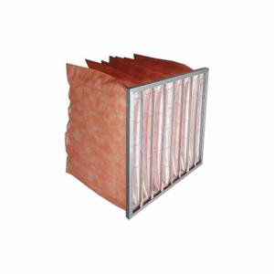 AIR HANDLER 6B634 Pocket Air Filter Synthetic 24 x 24 x 22 Inch | AE7XKM