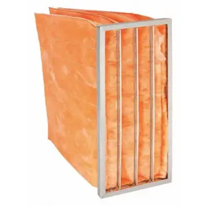 AIR HANDLER 6B665 Pocket Air Filter Synthetic 12 x 24 x 22 Inch | AE7XLQ