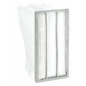 AIR HANDLER 6B679 Pocket Air Filter Synthetic 12 x 24 x 14 Inch | AE7XMB