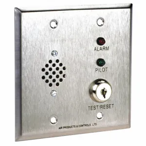 AIR PRODUCTS AND CONTROLS MS-RH/KA/P/R Remote Alarm Accessory, Steel, Wall, 1 1/2 Inch Depth, 4 1/2 Inch Length | CN8DYC 45JU36