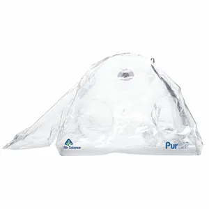 AIR SCIENCE Flex-30 Glove Bag Isolator, 1 Ports, Hepa Filter, Polyethylene, 12 Inch Opening Size | CN8DZZ 45FG84