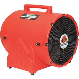 AIR SYSTEMS INTERNATIONAL CVF-12AC50 Axial Fan, 12 Inch Size, 230V AC, 50 Hz, Orange, EU Plug | CD6JGV