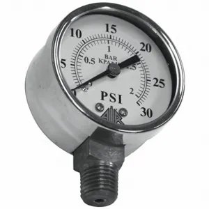 AIR SYSTEMS INTERNATIONAL GA2030S Pressure Gauge, 0 To 30 psi | CJ3BCX 25CD38