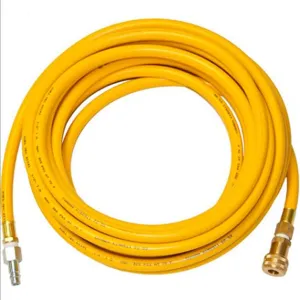 AIR SYSTEMS INTERNATIONAL H-10-5 Breathing Air Hose, 10 ft. x 1/2 Inch Size, 250 psi, Yellow | AD7GAU 4EEA2