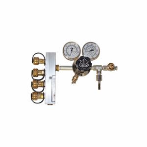 AIR SYSTEMS INTERNATIONAL HP-CW1-347 Breathing Air Manifold, 4 Outlets, 5000 PSI Regulator | CD6JNG