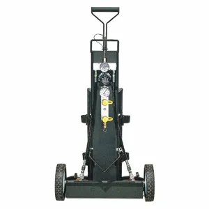 AIR SYSTEMS INTERNATIONAL MP-2LCYL Air Cylinder Cart, 2 Cylinder, 4500 psi, Steel | AF8PRN 29EZ48