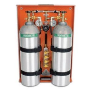 AIR SYSTEMS INTERNATIONAL PAK-3HI Luftzylindertablett mit PS-Einlass, 2 Zylinder, 4500 psi | CD6JQM