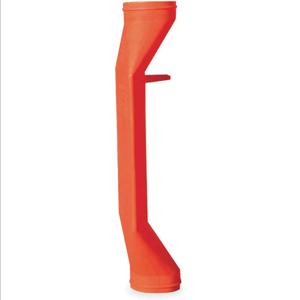 AIR SYSTEMS INTERNATIONAL SV-18912-O Saddle Vent, Industrial, Inlet and Outlet, 12 Inch Dia., Polyethylene, Orange | AH9BPL 39FW34