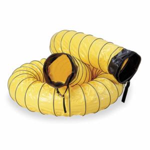 AIR SYSTEMS INTERNATIONAL SVH-15 Duct, Non-Hazardous Location, 8 Inch Diameter, 15 ft. Length, Yellow | AB9BNF 2AW22