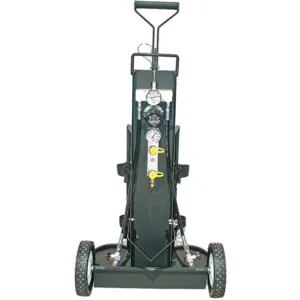 AIR SYSTEMS INTERNATIONAL MP-2LCYL Air Cylinder Cart, 2 Cylinder, 4500 psi, Steel | AF8PRN 29EZ48