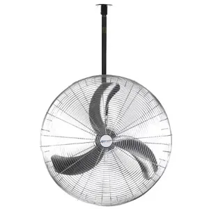 AIRMASTER FAN 20912 Air Circulator, Non Oscillating, Ceiling, Propeller Diameter 20 Inch, Unit Pack | CE7ULR UP20LS16-S