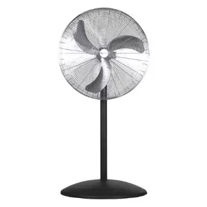 AIRMASTER FAN 20893 Air Circulator, Non Oscillating, Pedestal, Propeller Diameter 20 Inch, Unit Pack | CE7ULB UP20LF6-S