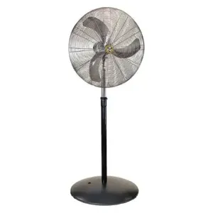 AIRMASTER FAN 20898 Air Circulator, Oscillating, Pedestal, Propeller Diameter 20 Inch, Unit Pack | CE7ULE UP20BN-S