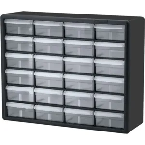 AKRO-MILS 10124 Plastic Storage Cabinet, 24 Drawers | AF4LQE 9AGY9