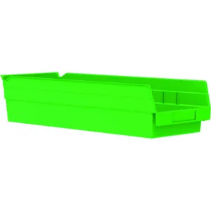 AKRO-MILS 30138GREEN Shelf Bin, 17-7/8 Inch Length, 6-5/8 Inch Width, 4 Inch Height, Green | AB3PCC 1UMT4