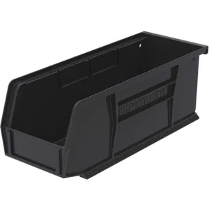 AKRO-MILS 30224BLACK Hang/Stack Bin, 10-7/8 Inch Length, 4-1/8 Inch Width, 4 Inch Height, Black | AC9NTL 3HRX9