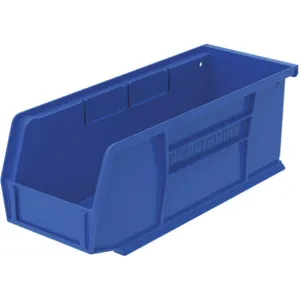 AKRO-MILS 30224BLUE Hang/Stack Bin, 10-7/8 Inch Length, 4-1/8 Inch Width, 4 Inch Height, Blue | AC3EAQ 2RV96