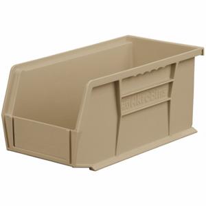 AKRO-MILS 30230RECYSS Recycled Hang And Stack Bin, 5 1/2 Inch X 10 7/8 Inch X 5 Inch Size, Sandstone | CN8EFV 4MXH8