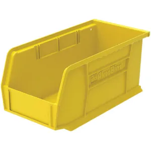 AKRO-MILS 30230YELLO Hang/Stack Bin, 10-7/8 Inch Length, 5-1/2 Inch Width, 5 Inch Height, Yellow | AE6ZFD 5W871