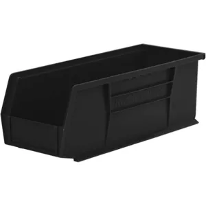 AKRO-MILS 30234BLACK Hang/Stack Bin, 14-3/4 Inch Length, 5-1/2 Inch Width, 5 Inch Height, Black | AC9NTN 3HRY2