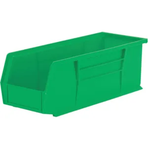 AKRO-MILS 30234GREEN Hang/Stack Bin, 14-3/4 Inch Length, 5-1/2 Inch Width, 5 Inch Height, Green | AC3DZL 2RV68