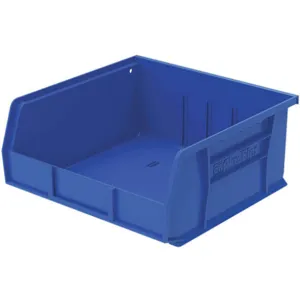 AKRO-MILS 30235BLUE Hang/Stack Bin, 10-7/8 Inch Length, 11 Inch Width, 5 Inch Height, Blue | AE6ZEZ 5W867