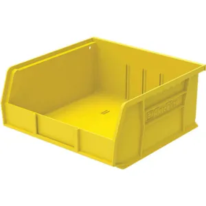 AKRO-MILS 30235YELLO Hang/Stack Bin, 10-7/8 Inch Length, 11 Inch Width, 5 Inch Height, Yellow | AE6ZFE 5W872