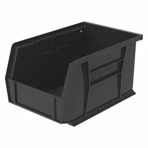 AKRO-MILS 30237BLACK Hang And Stack Bin, 6 x 9 1/4 x 5 Inch Size, Black, 20 lbs. Capacity | CJ2KGL 45MV62