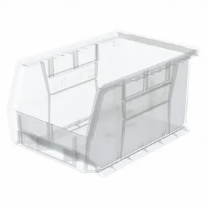 AKRO-MILS 30237SCLAR Hang And Stack Bin, 6 x 9 1/4 x 5 Inch Size, Clear, 20 lbs. Capacity | CJ2KGE 45MV66