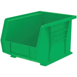 AKRO-MILS 30239GREEN Hang/Stack Bin, 10-3/4 Inch Length, 8-1/4 Inch Width, 7 Inch Height, Green | AC3DZN 2RV70