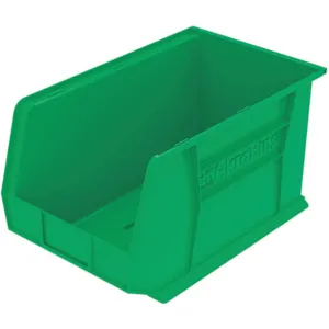 AKRO-MILS 30260GREEN Hang/Stack Bin, 10 Inch Height, 11 Inch Width, 18 Inch Depth, Green | AB3MWY 1UGR3