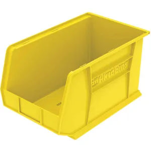 AKRO-MILS 30260YELLO Hang/Stack Bin, 10 Inch Height, 11 Inch Width, 18 Inch Depth, Yellow | AB3MWV 1UGP9