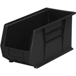 AKRO-MILS 30265BLACK Hang/Stack Bin, 9 Inch Height, 8-1/4 Inch Width, 18 Inch Length, Black | AC9NTV 3HRZ2