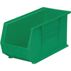 AKRO-MILS 30265GREEN Hang/Stack Bin, 9 Inch Height, 8-1/4 Inch Width, 18 Inch Length, Green | AC3DZR 2RV73