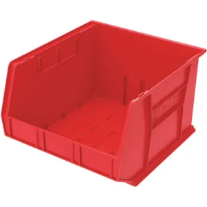 AKRO-MILS 30270RED Hang/Stack Bin, 11 Inch Height, 16-1/2 Inch Width, 18 Inch Length, Red | AE7JHE 5YM95