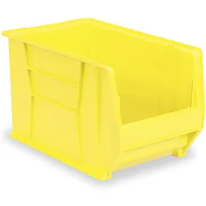 AKRO-MILS 30282YELLO Super Size Bin, 20 Inch Length, 12-3/8 Inch Width, 12 Inch Height, Yellow | AC8HZC 3AJ52