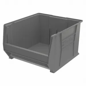 AKRO-MILS 30283GREY Super Size Bin, 20 x 18 3/8 x 12 Inch Size, Gray, Stackable, 300 lb Load Capacity | CJ3PDH 45MV72