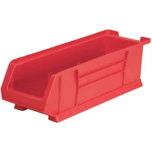 AKRO-MILS 30284RED Super Size Bin, 23-7/8 Inch Length, 8-1/4 Inch Width, 7 Inch Height, Red | AA2AAX 10A040